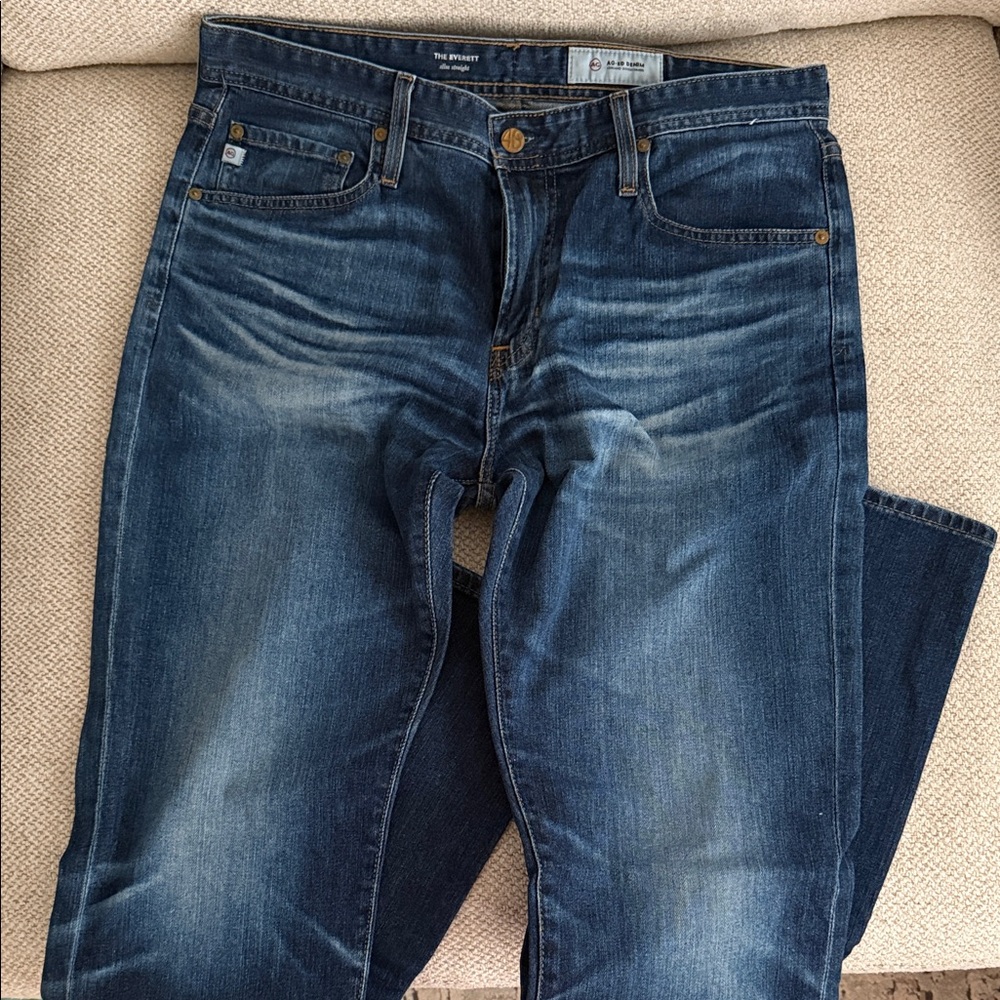 Men's AG Blue Jeans Slim Straight - The Everett